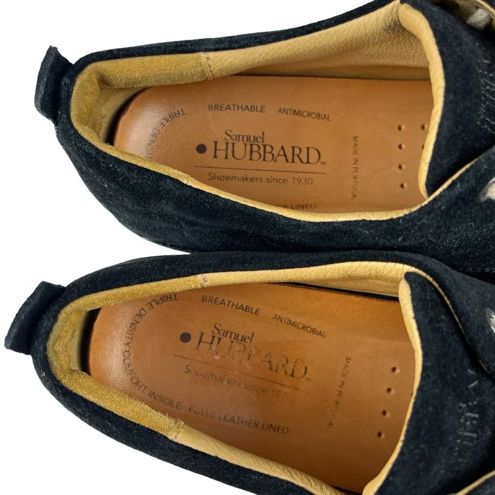 Samuel Hubbard Free Men's Oxford Shoes 11M Black Suede Comfort Casual Derby